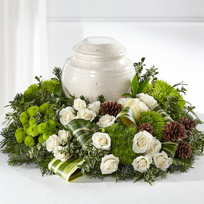 Precious Evergreen Cremation Adornment – LAVENDER'S FLOWERS, Richmond BC