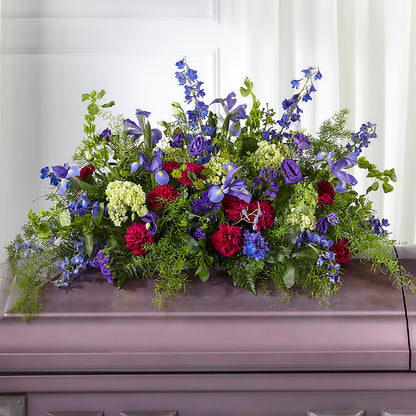 Always Treasured Casket Spray – LAVENDER'S FLOWERS, Richmond BC