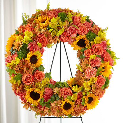 Autumnal Memories Wreath (Standard) – LAVENDER'S FLOWERS, Richmond BC