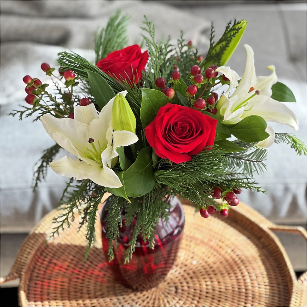 Evergreen Delight Bouquet – LAVENDER'S FLOWERS, Richmond BC