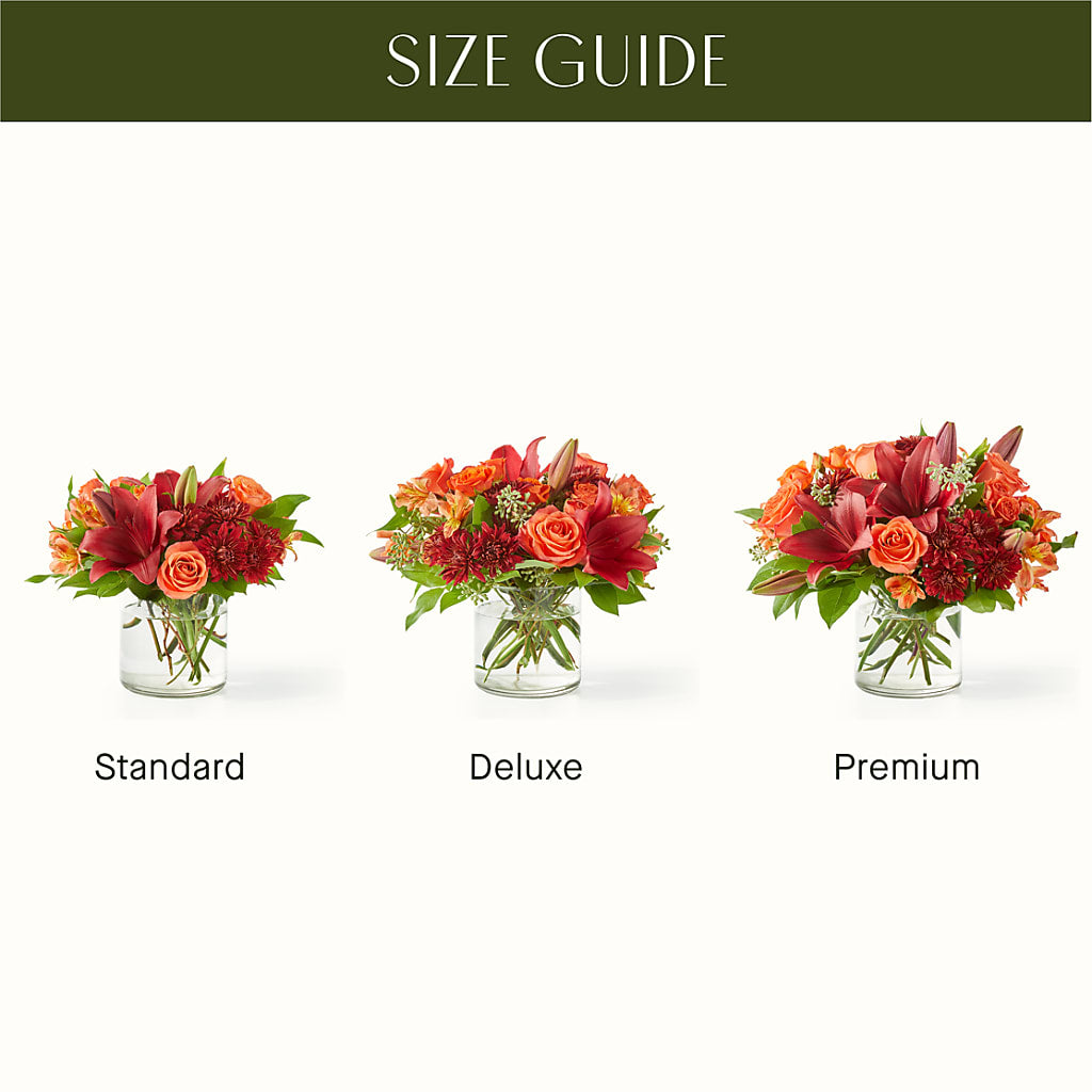 Crimson Leaves Bouquet – LAVENDER'S FLOWERS, Richmond BC