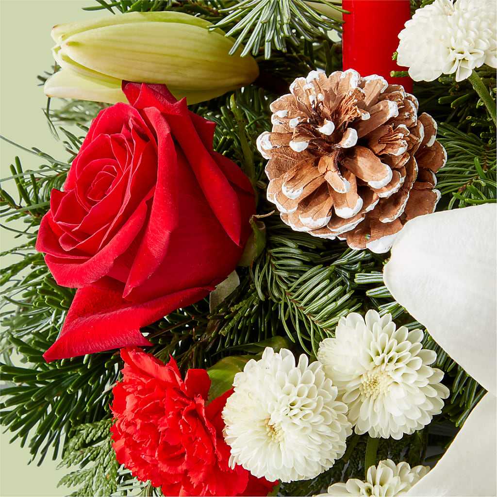 Seasonal Festivities Centerpiece – LAVENDER'S FLOWERS, Richmond BC