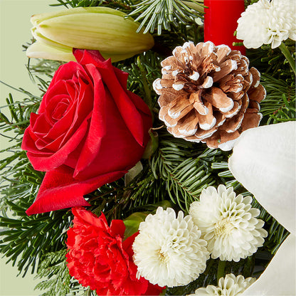 Seasonal Festivities Centerpiece – LAVENDER'S FLOWERS, Richmond BC