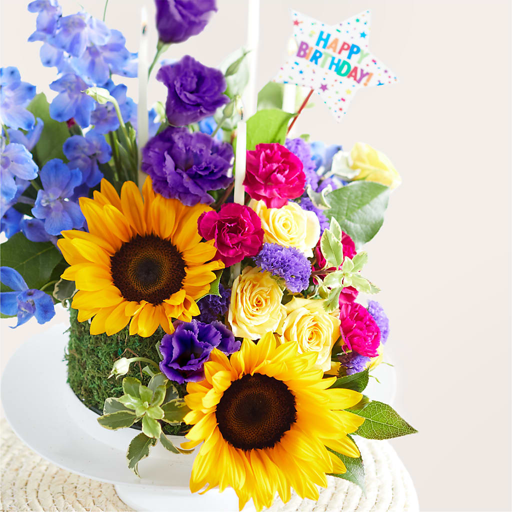 Star of the Day Floral Cake – LAVENDER'S FLOWERS, Richmond BC
