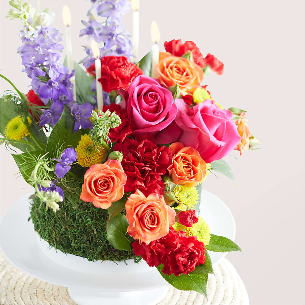 Best Year Yet Floral Cake – LAVENDER'S FLOWERS, Richmond BC