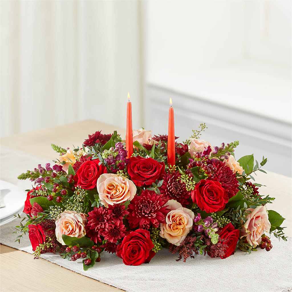 Most Thankful Centerpiece – LAVENDER'S FLOWERS, Richmond BC