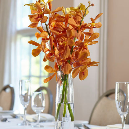 Orange Mokara Bud Vase – LAVENDER'S FLOWERS, Richmond BC