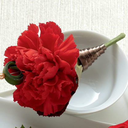 Red Carnation Boutonniere – LAVENDER'S FLOWERS, Richmond BC