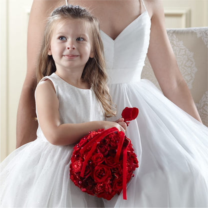 Pure at Heart Flower Girl Arrangement – LAVENDER'S FLOWERS, Richmond BC